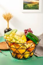 سبد میوه خوری فلزی فانتزی