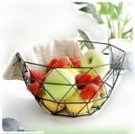 سبد میوه خوری فلزی فانتزی