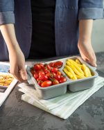 ظرف دو طرفه سرو تنقلات و میوه