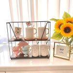 شلف دو طبقه رومیزی