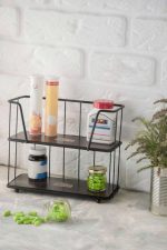 شلف دو طبقه رومیزی