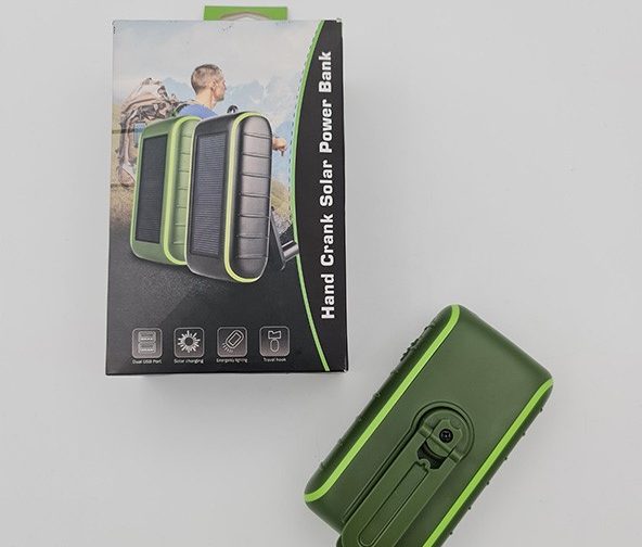 پاوربانک خورشیدی Hand Crank solar Power Bank