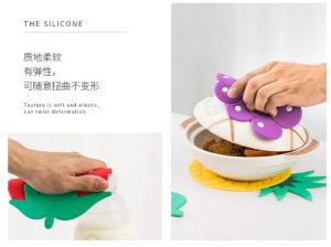 پد زیر قابلمه ای سیلیکونی میوه ای