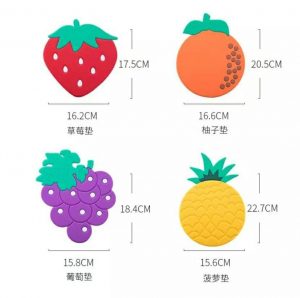 پد زیر قابلمه ای سیلیکونی میوه ای