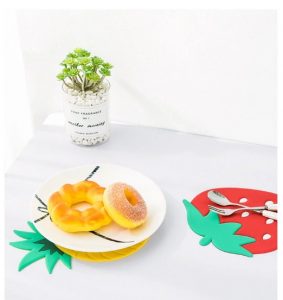 پد زیر قابلمه ای سیلیکونی میوه ای