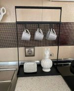 استند فنجان و نعلبکی ایستاده