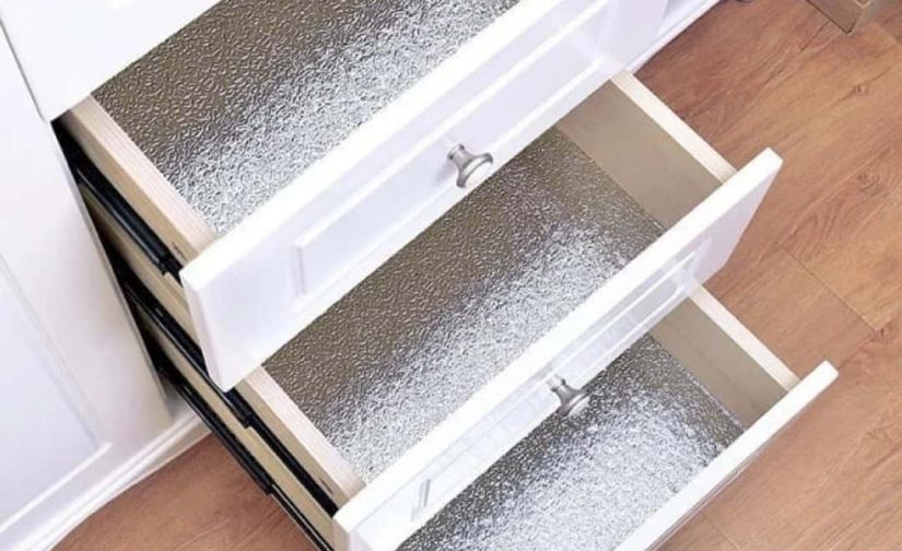 فویل کابینت نقره ای