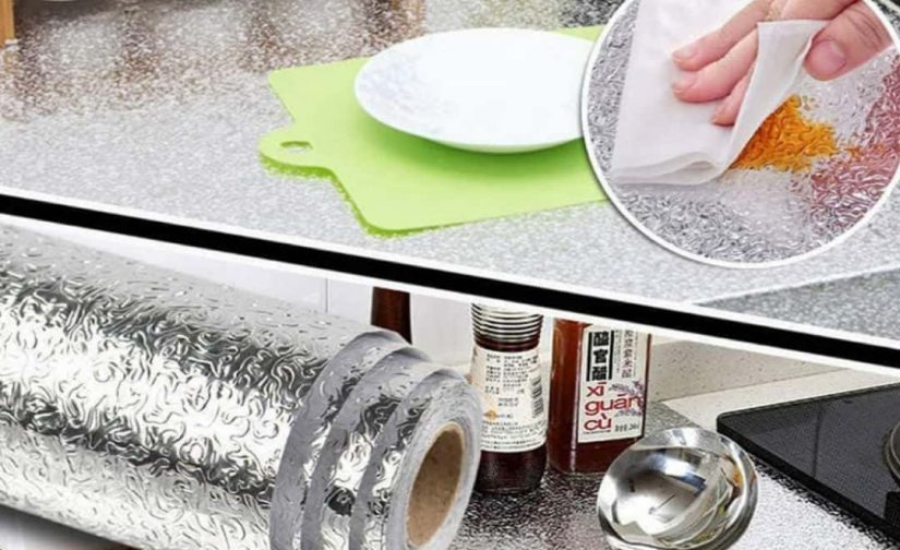 فویل کابینت نقره ای