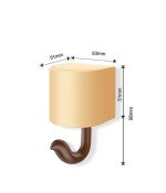 آویز دیواری سنجاب برند مینیسو صرفه جویی در فضا این روزها که خیلی از ما، مشکل کمبود فضا را در خانه هایمان داریم، با خرید و نصب آویز دیواری، شما میتونین از فضایی که دارین حداکثر استفاده رو بکنین. علاوه بر این، طراحی فانتزی و جذاب این آویز، ظاهر خانه و اتاق شما را جذاب تر میکند. شما میتونین به راحتی، حوله دست و صورت، کلید، سوییچ، لوازم حمام و آشپزخونه و لباس هایتان را آویزان کنید. روش نصب 1.نصب با برچسب ( قابل اجرا بر روی سطح دیوار،کاشی و سرامیک، فلز، شیشه و چوب میباشد. هر بسته شامل یک برچسب است. همچنین قابلیت تحمل وزن آن تا 2.5 کیلوگرم میباشد. توجه: قبل از استفاده، محکم فشار دهید و 12 ساعت بعد از نصب، از آن استفاده کنید. 2. نصب با پیچ (بسته ما شامل پیچ نیست) اندازه و ابعاد این محصول، با ابعاد8.7*5.3*5.1 سانتی متری و وزن 59.2 گرمی، تا حداکثر 2.5 کیلوگرم توانایی تحمل دارد. جنس آویز آویز دیواری مدل سنجاب برند مینیسو، از جنس ABS میباشد و کیفیت بالایی دارد. مدل کششی مدل کششی جالبی که این آویز داره، موجب شده که سنجاب کوچک که درحالت عادی پنهان است، هنگام آویختن وسایل، ظاهر شود. نکات: 1. بیش از حد اضافه نکنید. 2. در سطح ناهموار استفاده نکنید. 3. وسایل شکننده و ارزشمند را آویزان نکنید. 4. روی کاغذ دیواری ها، پارچه های دیواری و هرگونه دیوارهای روکش دار استفاده نکنید.