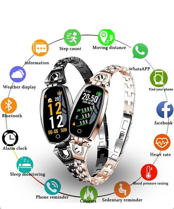 ساعت هوشمند زنانه smart watch h8