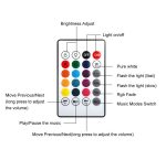 لامپ هوشمند و اسپیکر بلوتوث با ریموت کنترل