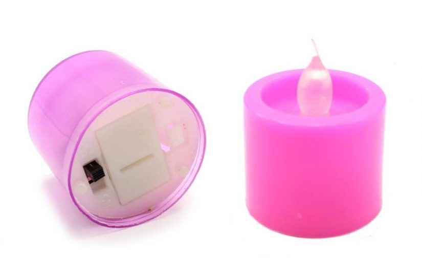 شمع LED هفت رنگ بسته 4 تایی