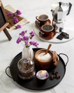 سینی فلزی گرد