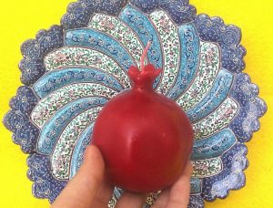 شمع شب یلدا طرح انار