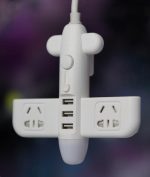 چند راهی برق همراه با چراغ خواب multi way electricity