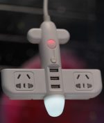 چند راهی برق همراه با چراغ خواب multi way electricity