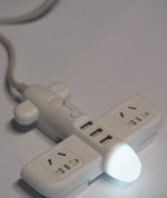 چند راهی برق همراه با چراغ خواب multi way electricity