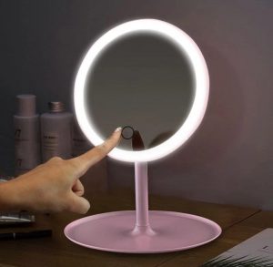 آینه آرایشی تاشو چراغدار