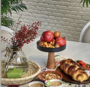 سینی سرو پایه‌دار