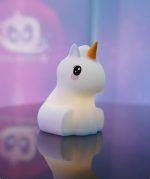 چراغ خواب سیلیکونی چندرنگ طرح یونیکورن