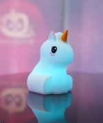 چراغ خواب سیلیکونی چندرنگ طرح یونیکورن