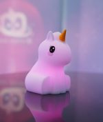 چراغ خواب سیلیکونی چندرنگ طرح یونیکورن