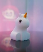 چراغ خواب سیلیکونی چندرنگ طرح یونیکورن