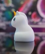 چراغ خواب سیلیکونی چندرنگ طرح یونیکورن