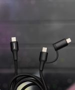 کابل سریع دو سر تایپ سی و لایتنینگ باسئوس