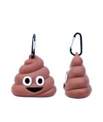 قاب سیلیکونی کیسه فضولات رولی طرح poop
