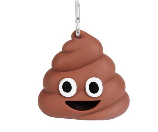 قاب سیلیکونی کیسه فضولات رولی طرح poop