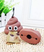 قاب سیلیکونی کیسه فضولات رولی طرح poop