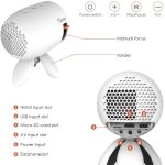 مینی LED پروژکتور طرح آدم فضایی