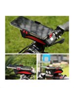 هولدر دوچرخه به همراه پاوربانک و چراغ قوه