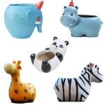 گلدان فانتزی طرح حیوانات