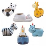 گلدان فانتزی طرح حیوانات