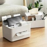 ارگنایزر دستمال کاغذی و وسایل روی میز