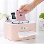 ارگنایزر دستمال کاغذی و وسایل روی میز