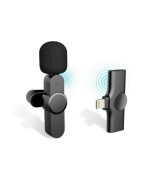 میکروفون بی سیم k9 با قابلیت پخش زنده برای آیفون لایتنینگ