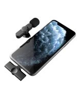 میکروفون بی سیم k9 با قابلیت پخش زنده برای آیفون لایتنینگ