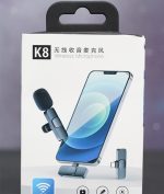 میکروفون بی سیم k8 با قابلیت پخش زنده برای اندروید