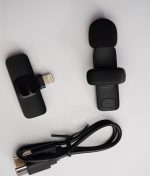 میکروفون بی سیم k9 با قابلیت پخش زنده برای آیفون لایتنینگ