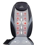 با داشتن ماساژور صندلی دیگر بدن شما آسیب نمیبیند. بد نشستن، بد خوابیدن یا حالت‌هایی که بدن وزن زیادی را تحمل کند، باعث درد و آسیب دیدگی کمر و گردن خواهد شد. این ماساژور باعث میشود موقع کار یا حتی رانندگی زیاد، به کمر شما فشار وارد نشود تا کمر و گردن شما آسیب نبیند. ماساژور کمر و گردن SNAILAX مدل صندلی SNAILAX waist and neck massager chair model همه ما زندگی پر از مشغله ای داریم و سلامتی خودمان را فراموش میکنیم اما با داشتن این محصول دیگر موقع کار به خود آسیب نمیزنید. این محصول همانجور که اسمش پیداست یک ماساژور مدل صندلی میباشد که شما در محل کار یا حتی در ماشین هم میتوانید از آن استفاده کنید. جنس آن از چرم مصنوعی با دوام میباشد که بسیار سبک و به راحتی قابل حمل میباشد. این ماساژور برای کاهش استرس، آرامش سفتی عضلات، کاهش درد مفید است. ماساژ صندلی در ترکیب با ماساژ تسکین دهنده گرما و لرزش یکپارچه در نهایت به عنوان پیشگیری و کاهش استرس عمل می کند. ماساژ نقطه ای قابل تنظیم شما با این ماساژور میتوانید 4 نقطه از بدن خود را برای ماساژ انتخاب کنید. ماساژور صندلی با عملکرد ماساژ نقطه ای به شما این امکان را میدهد تا یک نقطه از بدن خود را ماساژ دهید در این صورت روی یک نقطه متمرکز میشوید و آرامش را پیدا میکنید. همچنین می توانید پشت کامل، قسمت بالایی پشت یا پایین کمر را انتخاب کنید تا ناحیه مورد نظر را به صورت دلخواه ماساژ دهید. گرما تسکین دهنده ماساژور صندلی گرمای تسکین دهنده ای را به بدن شما ارائه می دهد و در عین حال گره های کششی عضلات گردن تا کمر را شل می کند و به طور همزمان گردش خون را بهبود می بخشد. این ماساژور دارای ترموستات میباشد که میتوانید به کمک آن سیستم حفاظت از گرمای بیش از حد را برای استفاده ایمن تنظیم کنید. سازگار و راحت از این ماساژور صندلی روی مبل، کاناپه، صندلی، صندلی اداری یا صندلی ناهارخوری استفاده کنید تا بهترین صندلی راحتی را در خانه بسازید. سیستم تسمه ای یکپارچه آن باعث میشود تا به راحتی روی صندلی محکم شود و در جای خود حرکت نکند. ماساژ ویبره ای در این ماساژور 2 موتور تعبیه شده است که ماساژ لرزشی نیروبخشی در صندلی به وجود می آورد. برای ماساژ ویبره ای 3 سطح شدت قابل تنظیم میباشد. همچنین مجهز به فلپ و پوشش گردن قابل جابجایی، به شما امکان می دهد ماساژ ملایم یا شدیدتری را انتخاب کنید. ماساژور کمر و گردن SNAILAX مدل صندلی SNAILAX waist and neck massager chair model کنترل یکی دیگر از آپشن های کاربردی این صندلی داشتن ریموت کنترل میباشد که به شما امکان می دهد تجربه ماساژ خود را به خوبی شخصی سازی و آسان کنید. ماساژور کمر و گردن SNAILAX مدل صندلی SNAILAX waist and neck massager chair model کاربرد بالا ماساژور صندلی با داشتن این ماساژور در حالی که در محل کار هستید از ماساژ آرامش بخش در دفتر خود لذت ببرید. این به طور موثر به کاهش استرس، تنش و خستگی شما کمک می کند. در حالی که روی صندلی یا مبل نشسته اید و در حال خواندن کتاب یا تماشای تلویزیون هستید، از ماساژ راحت در خانه خود لذت ببرید. ماساژور کمر و گردن SNAILAX مدل صندلی SNAILAX waist and neck massager chair model متناسب با تمام صندلی ها محتویات بسته: ماساژور طرح صندلی کنترل کابل شارژ مستقیم دفترچه راهنما