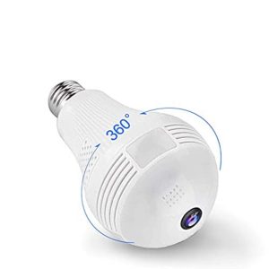 لامپ LED دوربین دار 360 درجه دید در شب