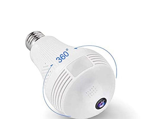 لامپ LED دوربین دار 360 درجه دید در شب
