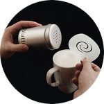 شابلون طراحی و تزیین قهوه