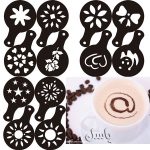 شابلون طراحی و تزیین قهوه