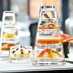 ظرف سرو دسر برجی شکل چهار طبقه