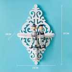 شلف دیواری PVC طرح لوزی