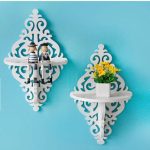 شلف دیواری PVC طرح لوزی